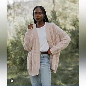 Jenni Kayne Cable knit sweater